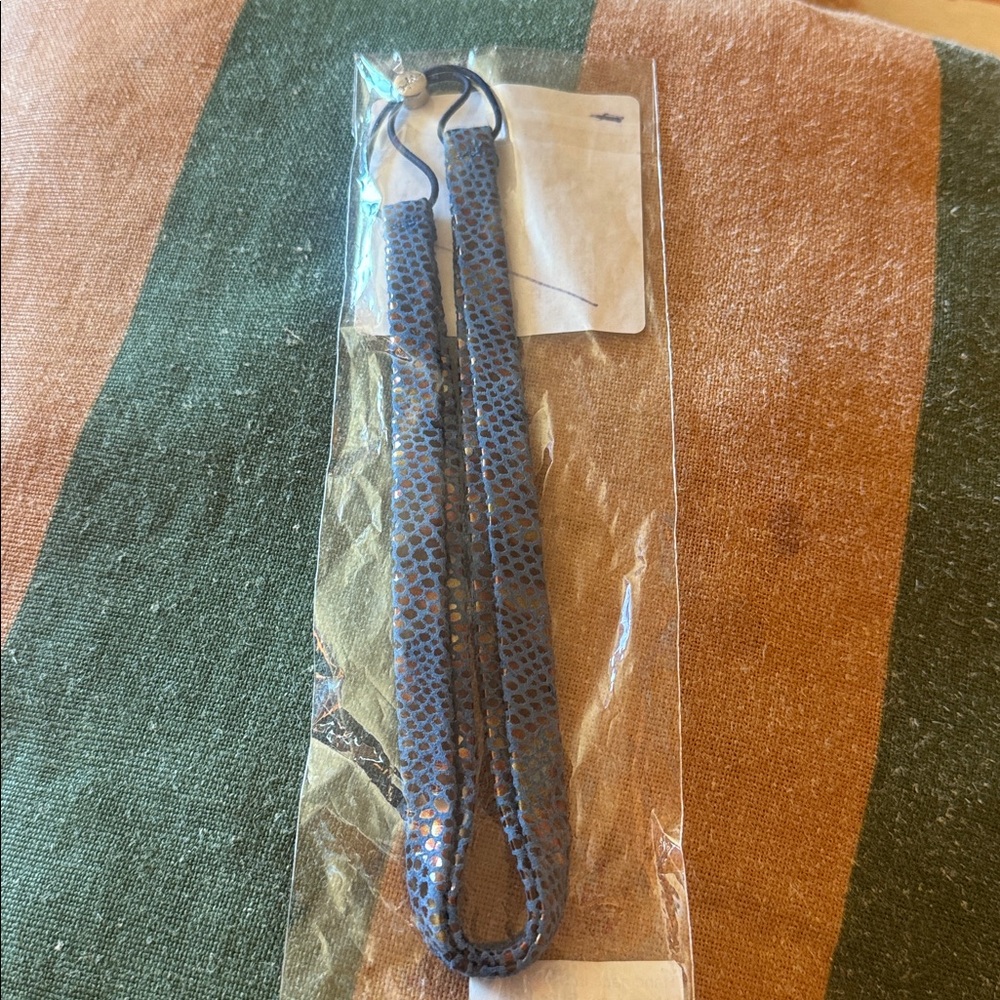 Double Leather Headband. NWT